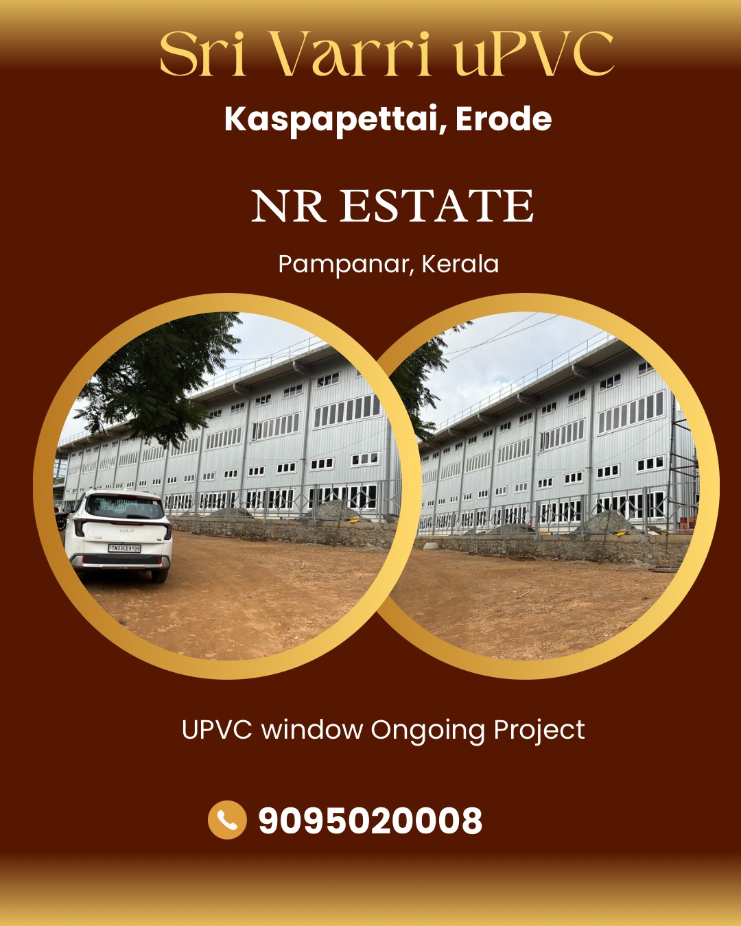Nr Estate - Pampanar Kerala -uPVC WINDOW 